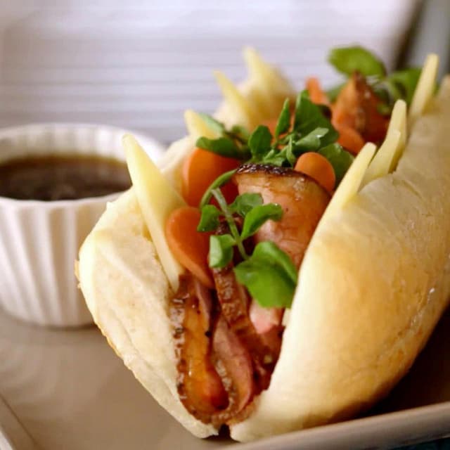 Homemade Roast Beef Sandwich Au Jus Punchfork