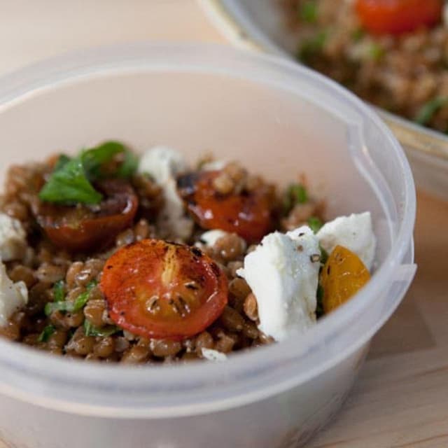Wheat Berry and Farro Salad Punchfork