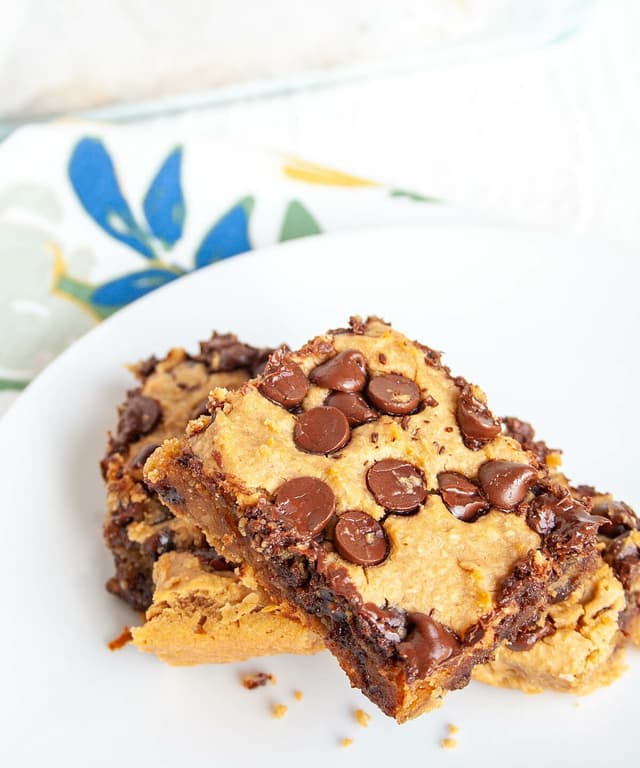 Vegan Chickpea Blondies with Oat Flour Punchfork