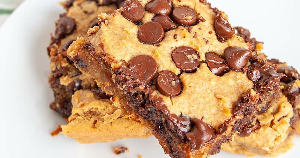 Vegan Chickpea Blondies with Oat Flour Punchfork