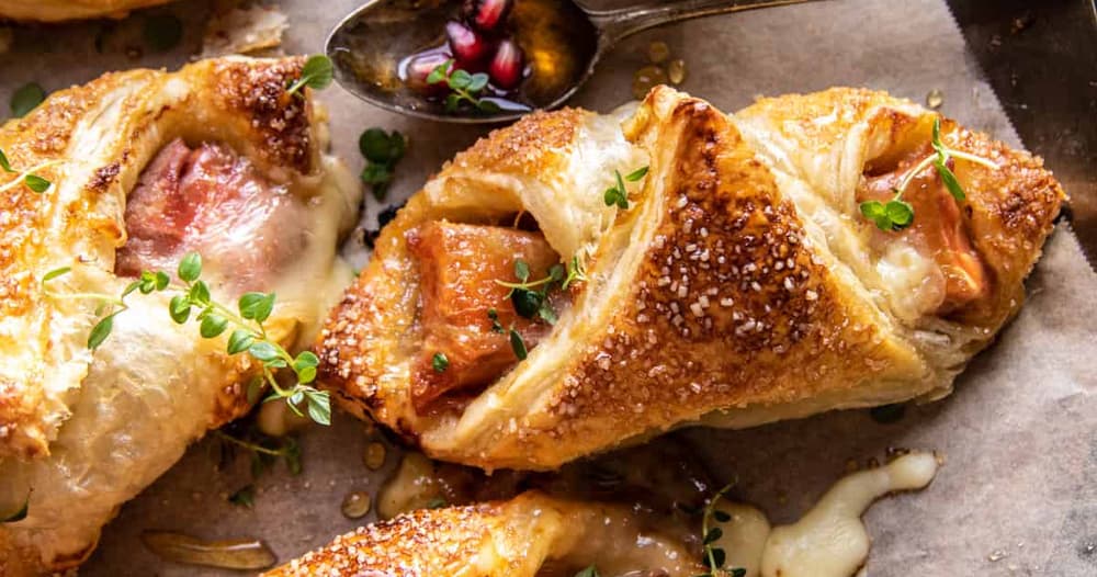 Prosciutto Wrapped Baked Brie Rolls Punchfork