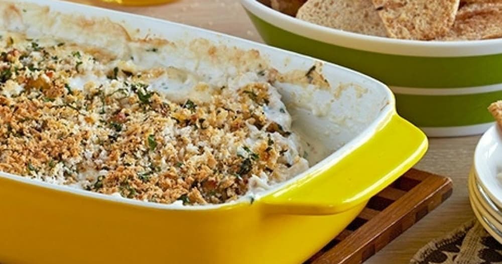 Drunken Goat Cheese Crab Dip Punchfork