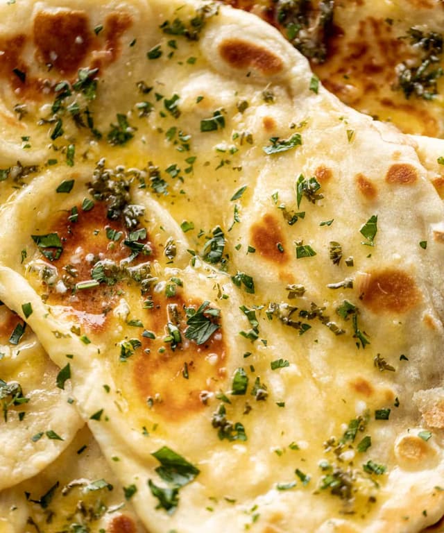 Garlic Naan Bread Punchfork