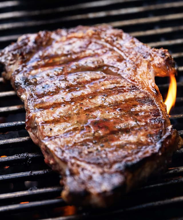 Grilled Ribeye Steak Punchfork