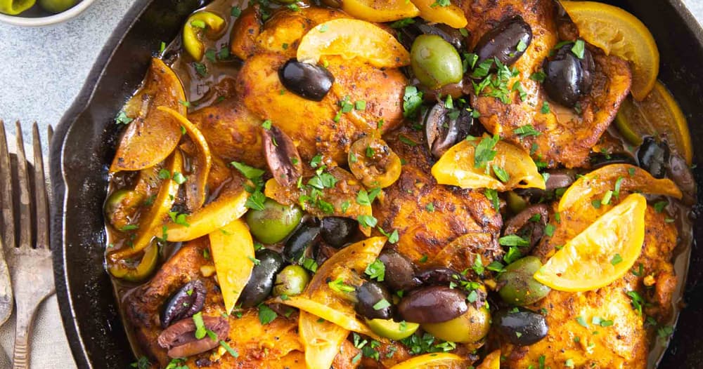 Moroccan Chicken Tagine Skillet | Punchfork