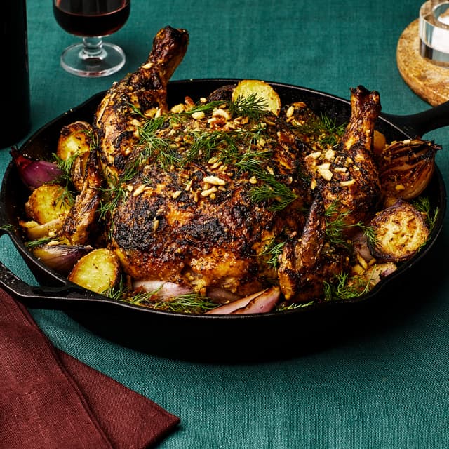 Honey Mustard Pretzel Roast Chicken Punchfork