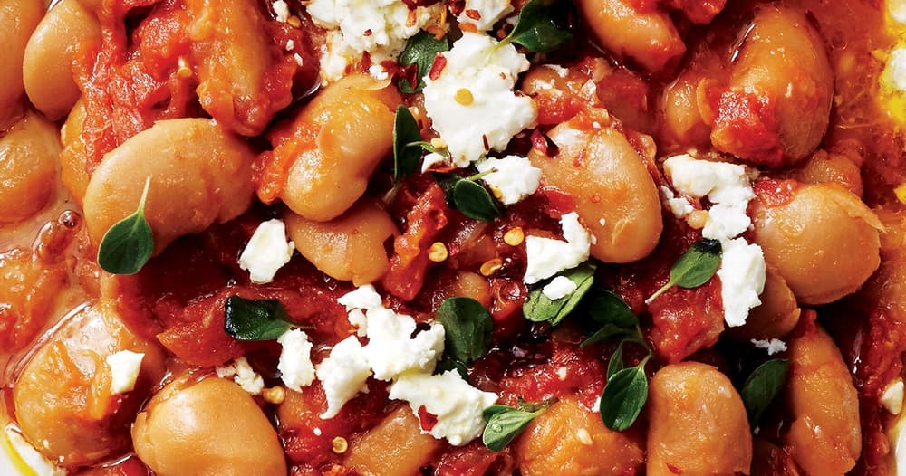 PressureCooker Gigante Beans in Tomato Sauce Punchfork