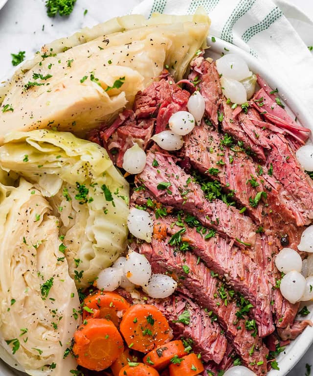 Instant Pot Corned Beef and Cabbage Punchfork