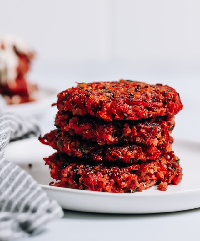 Crispy Quinoa Root Vegetable Fritters Punchfork