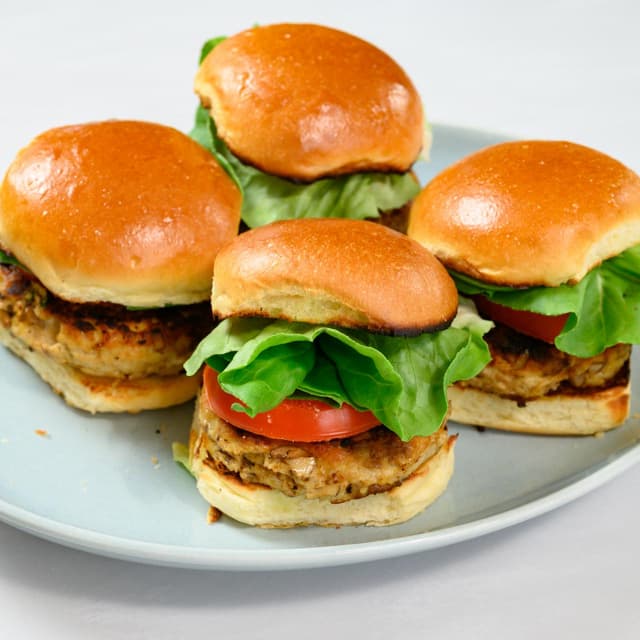 Chicken Mushroom Burgers Punchfork