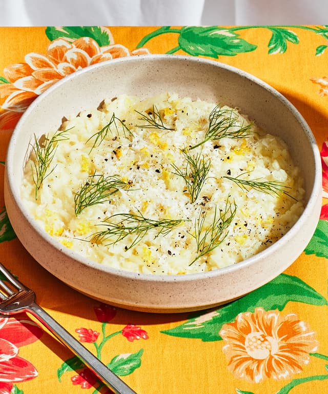 Lemony Risotto with Fennel and Parmesan Punchfork