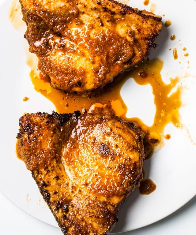 HarissaCrusted Swordfish Punchfork