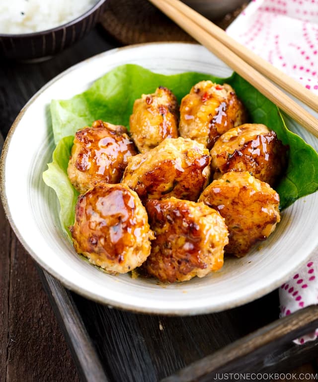 Teriyaki Chicken Meatballs Punchfork