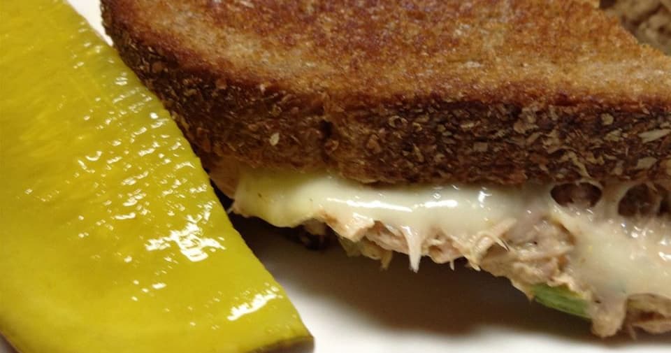 Mr. Head's Spicy Tuna Melt Punchfork