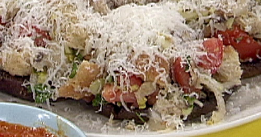 Giant Stuffed Mushrooms | Punchfork