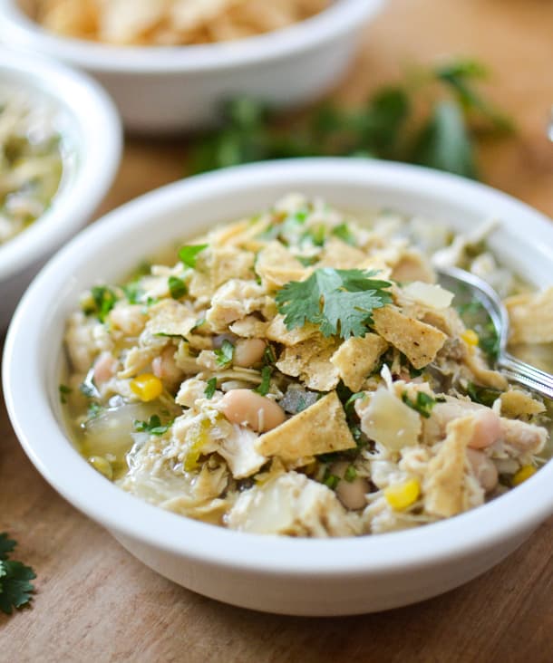 Slow Cooker White Chicken Chili Punchfork