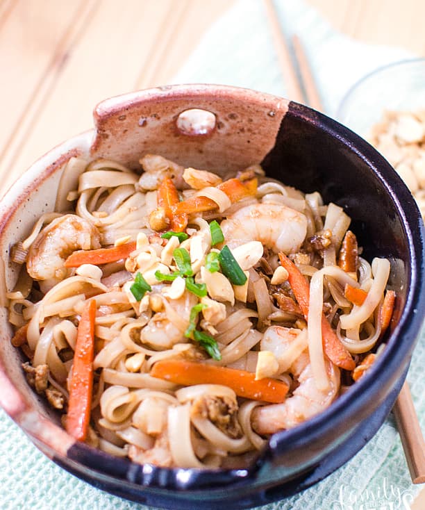 Easy Shrimp Pad Thai Punchfork