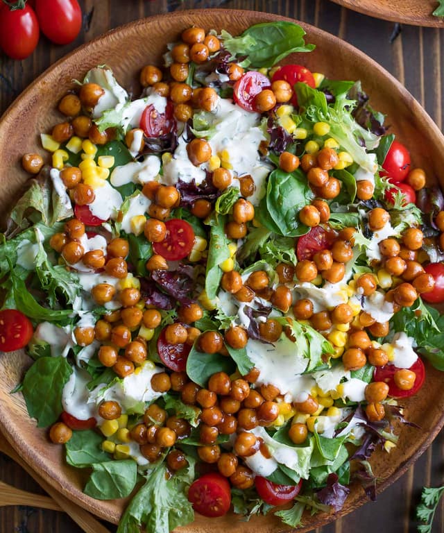BBQ Chickpea Salad Punchfork