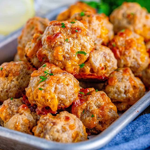 Cream Cheese Sausage Balls Punchfork