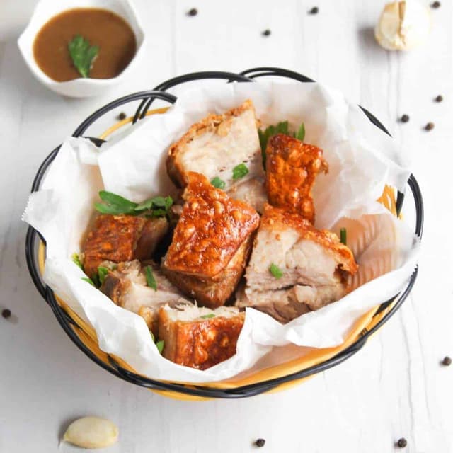 Air Fryer Pork Belly (Lechon Kawali) | Punchfork