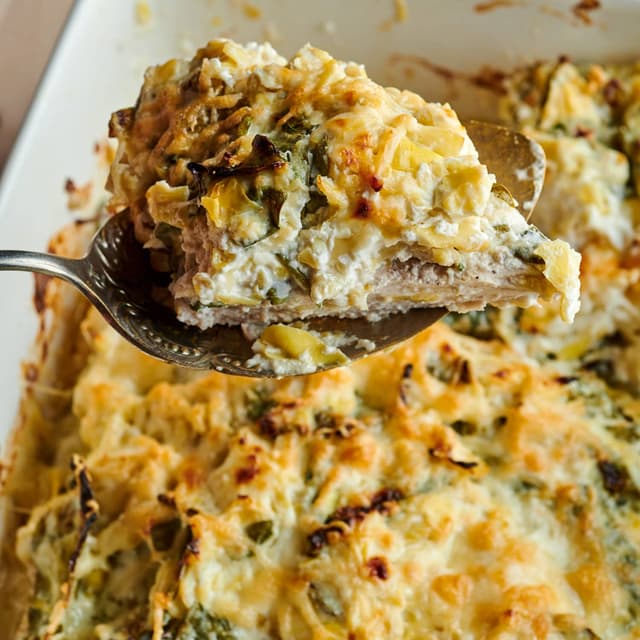 SpinachArtichoke Baked Chicken Punchfork