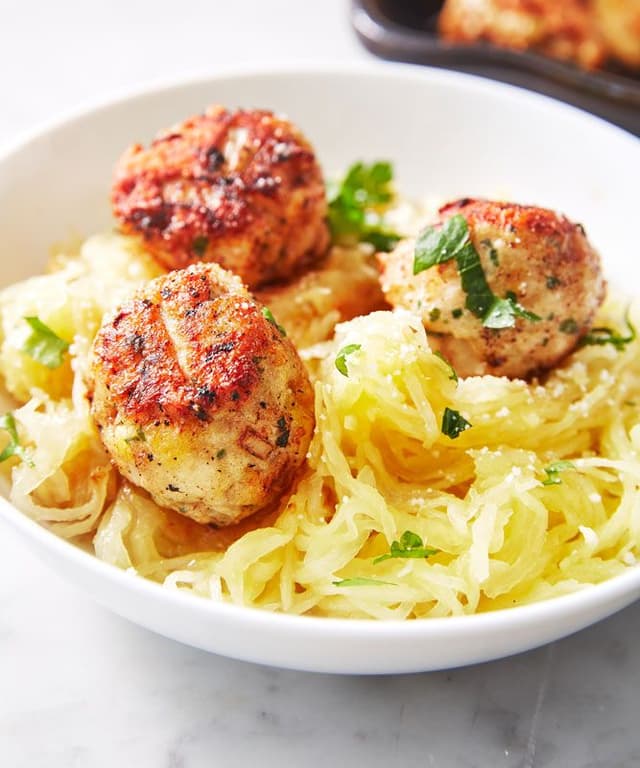 Garlic Butter Turkey Meatballs Punchfork