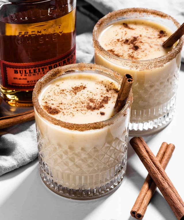 Bourbon Eggnog Punchfork