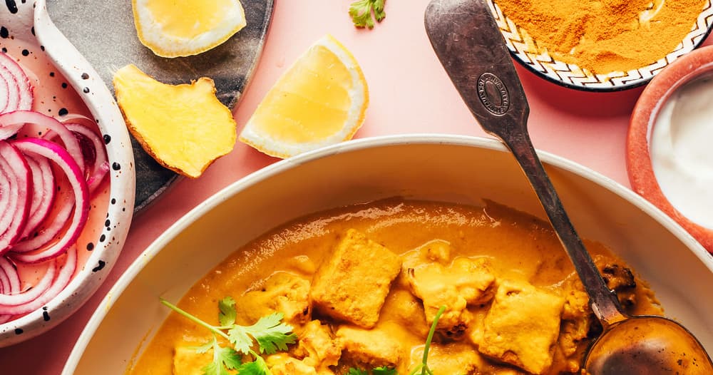 Creamy Vegan Tofu Cauliflower Curry (KormaInspired) Punchfork