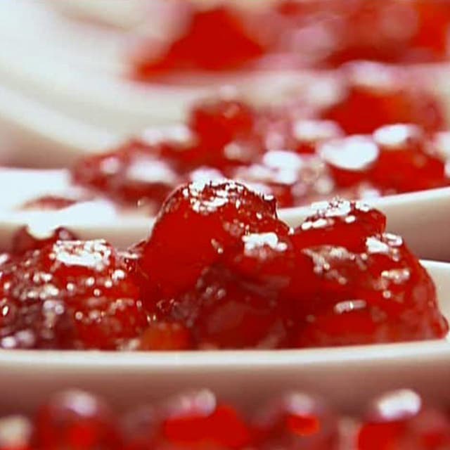 Tub Tim Krob (Red Rubies) Punchfork