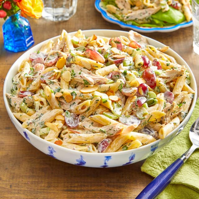 Chicken pasta salad punchfork