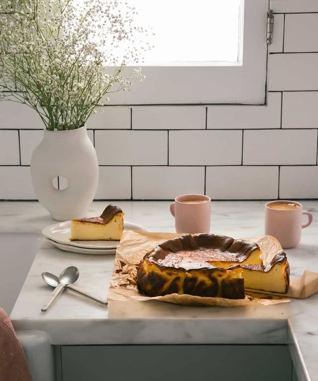 Basque Cheesecake Punchfork
