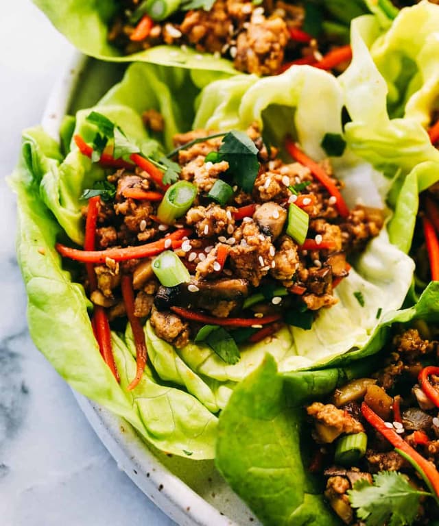 Asian Turkey Lettuce Wraps Punchfork
