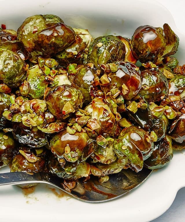 Brussels Sprouts with Pistachios Punchfork