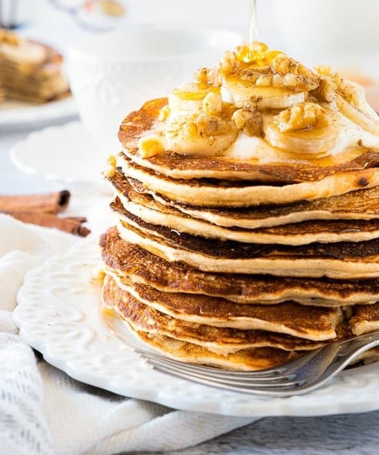 Banana Nut Pancakes Punchfork