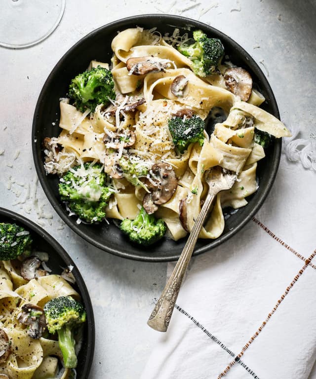 Mushroom Alfredo Punchfork