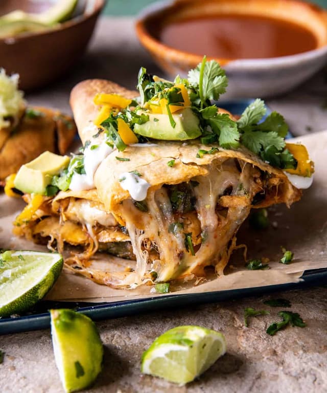 Crispy Chicken Tinga Quesadillas Punchfork