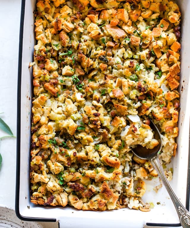 Easy Sausage Stuffing Punchfork
