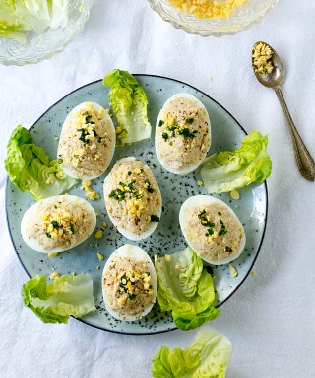 French Deviled Eggs Mimosa Punchfork