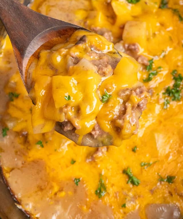 Slow Cooker Hamburger Hash Punchfork