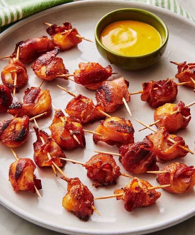 BaconWrapped Water Chestnuts Punchfork