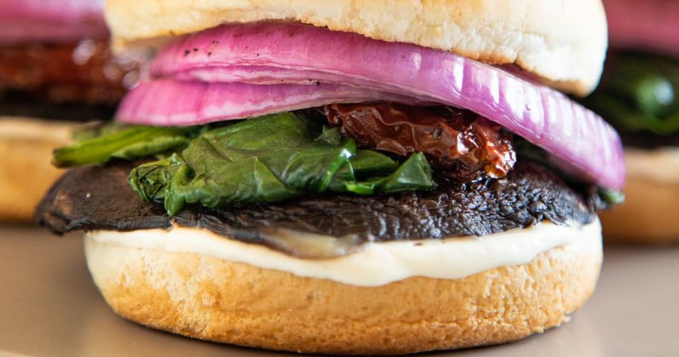 Portobello Mushroom Burger Punchfork