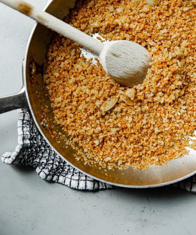 Crispy Garlic Bread Crumbs Punchfork