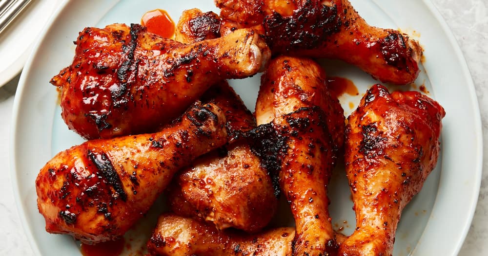 BuldakStyle Barbecue Chicken Drumsticks Punchfork