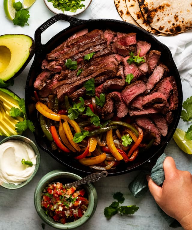 Beef Steak Fajitas Punchfork