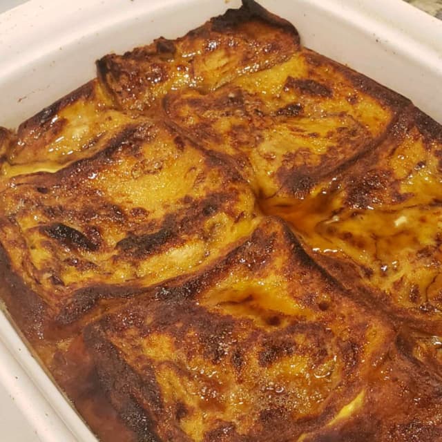 Overnight Apple Cinnamon French Toast Punchfork