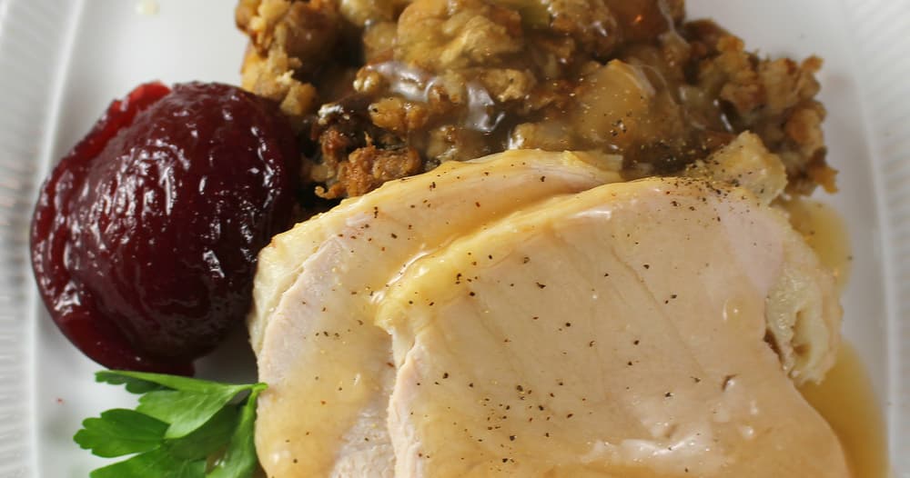 Slow Cooker Turkey and Dressing Punchfork