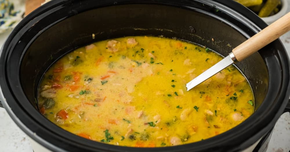 Slow Cooker Dill Pickle Soup Punchfork