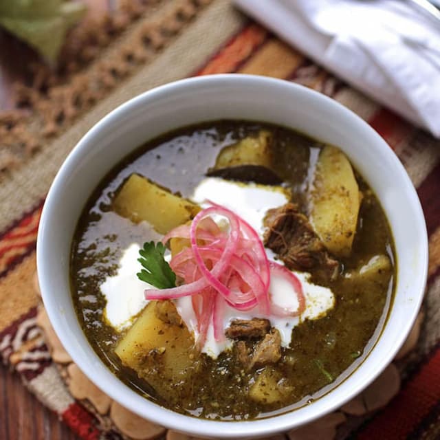 Pork Chili Verde (Green Pork Chili) Punchfork