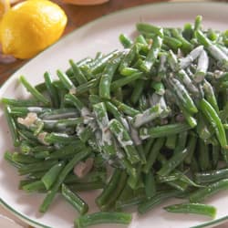 smashed green beans with lemony sumac dressing Smashed Green Beans with Lemony Sumac Dressing