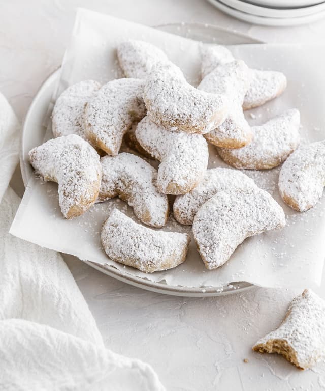 ChaiSpiced Crescent Cookies Punchfork